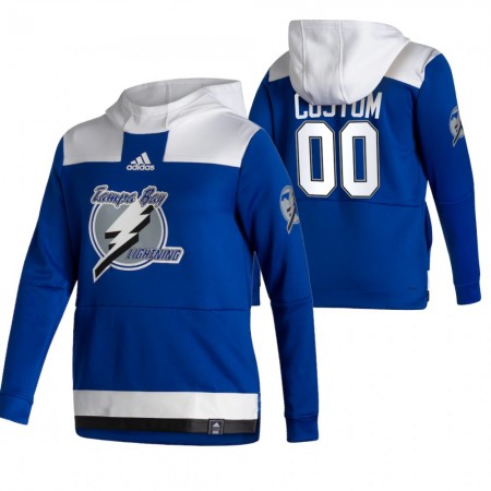 Herren Tampa Bay Lightning Custom 2020-21 Reverse Retro Pullover Hooded Sweatshirt